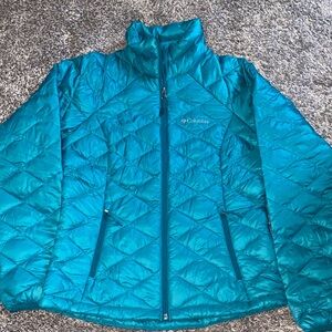 Teal Blue Columbia Omni-Heat Jacket